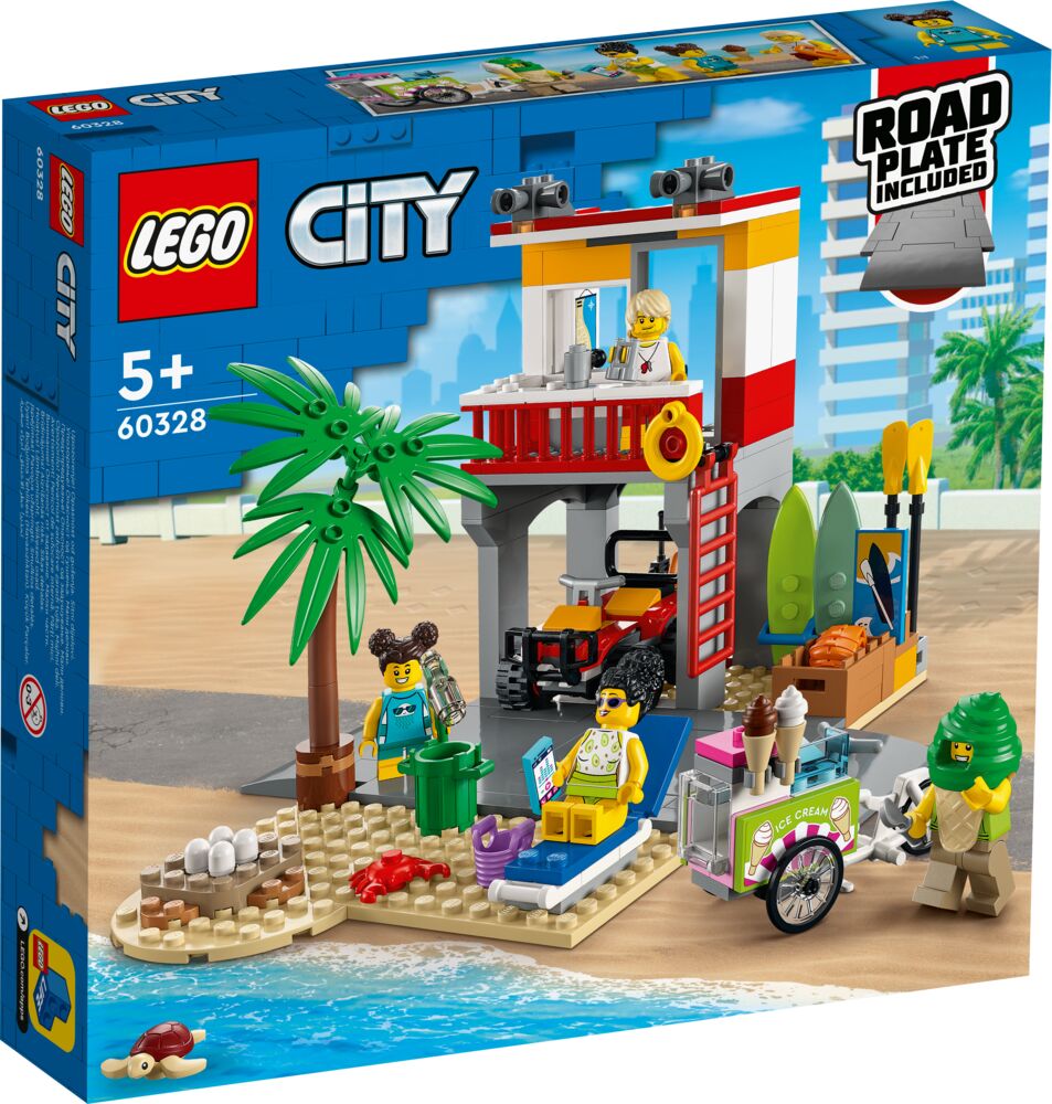 Produkt miniatyrebild LEGO® City Community 60328 Livredningstårn på stranda