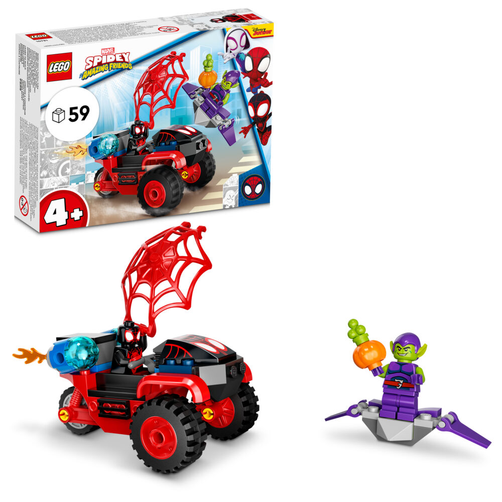 LEGO® Spidey 10781 Miles Morales: Spider-Mans tekno-trehjuling
