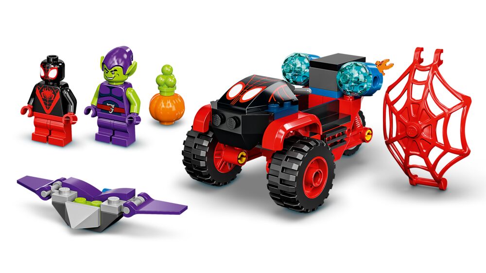 Produkt miniatyrebild LEGO® Spidey 10781 Miles Morales: Spider-Mans tekno-trehjuling