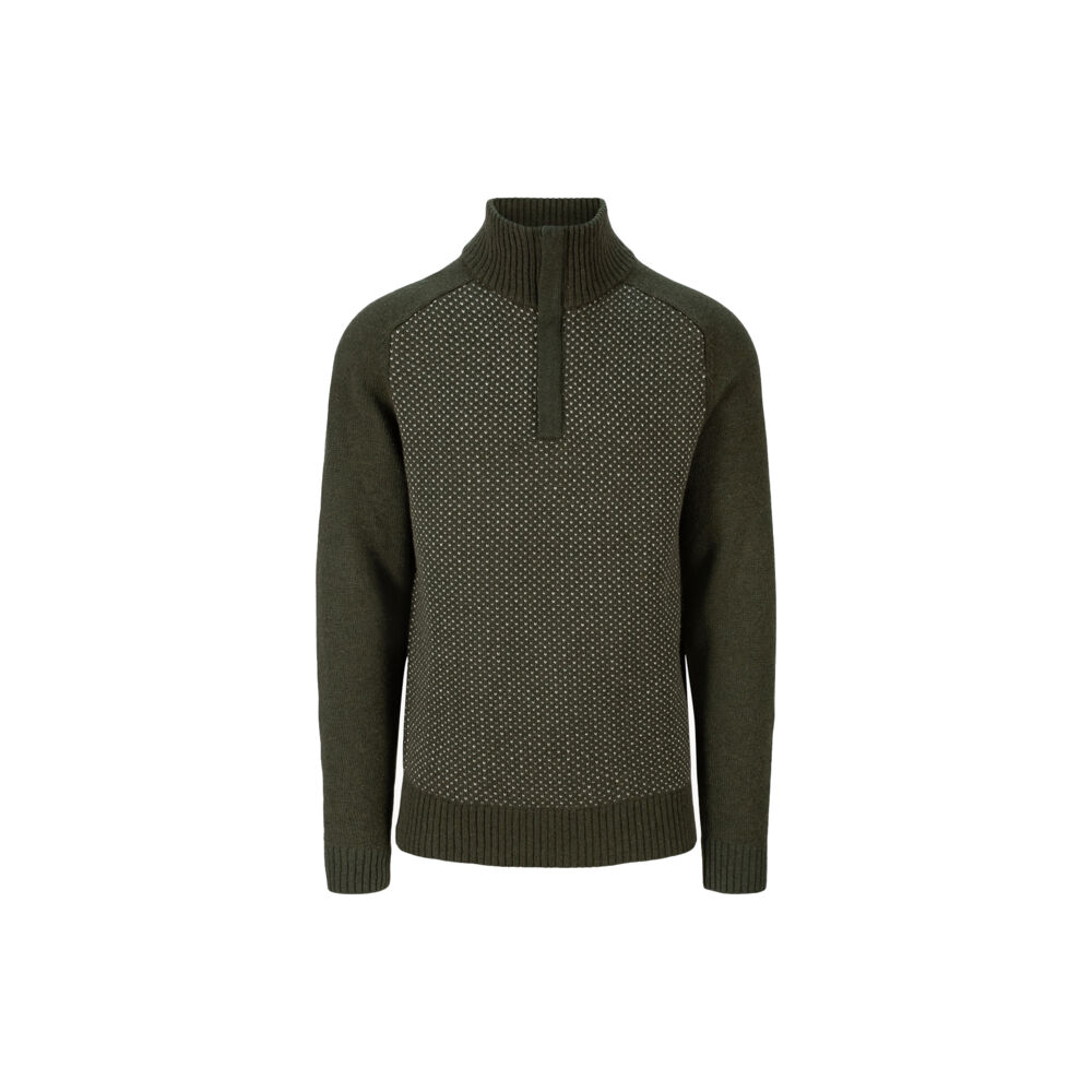 Produkt miniatyrebild Tufte Robin 1/2 zip ullgenser herre