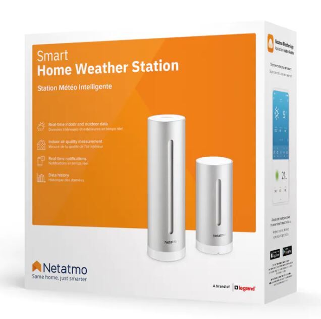 Produkt miniatyrebild Netatmo Smart værstasjon