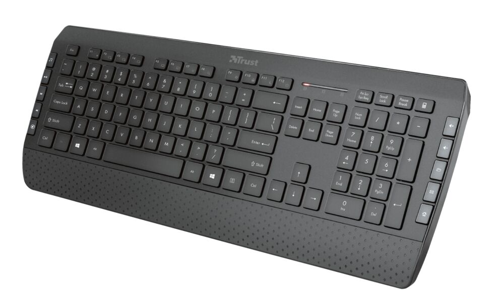 Produkt miniatyrebild Trust TECLA-2 trådløst tastatur og mus
