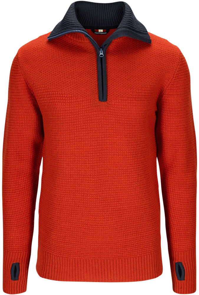 Produkt miniatyrebild Northpeak Ustaoset 1/2 zip ullgenser unisex