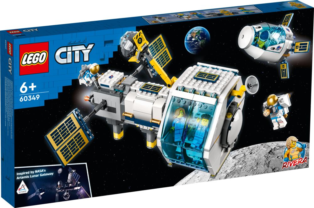 Produkt miniatyrebild LEGO® City Space Port 60349 Romstasjon på månen