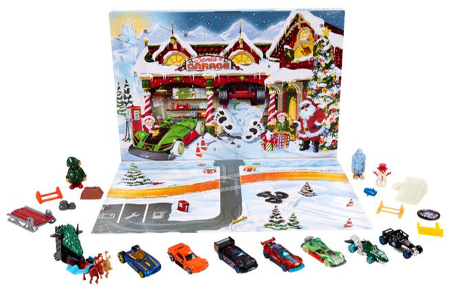 Produkt miniatyrebild Hot Wheels® julekalender 2022
