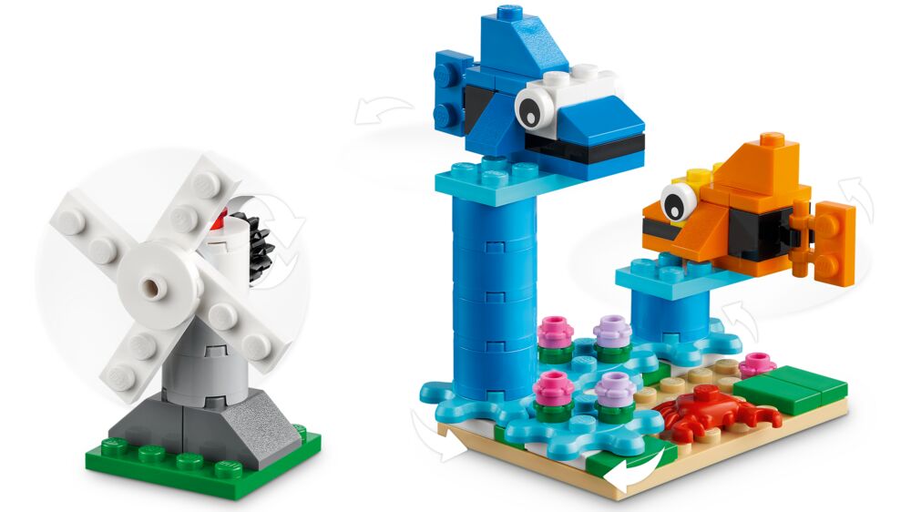 Produkt miniatyrebild LEGO® Classic 11019 Klosser og funksjonselementer