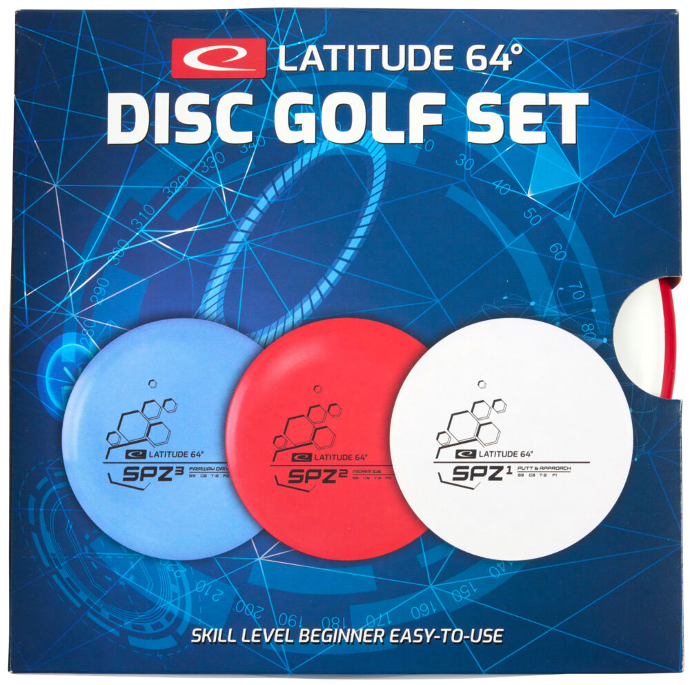 Latitude 64°° SPZ disc golf sett