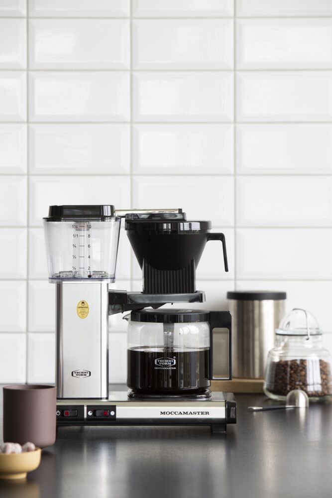 Produkt miniatyrebild Moccamaster Automatic Black / Polished Silver kaffetrakter