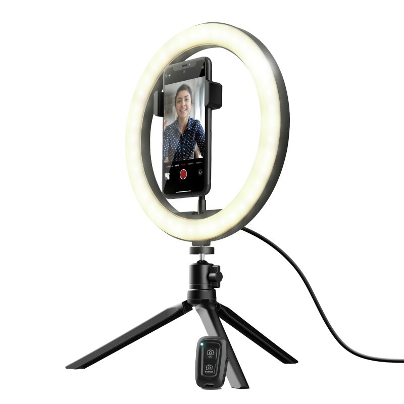 Produkt miniatyrebild Trust Maku ringlys Vlogging kit