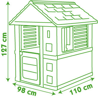Produkt miniatyrebild Smoby Lovely House lekehus