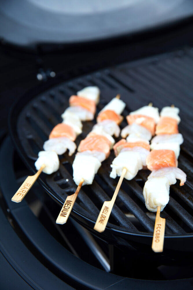 Produkt miniatyrebild FCC BBQ bambus grillspyd