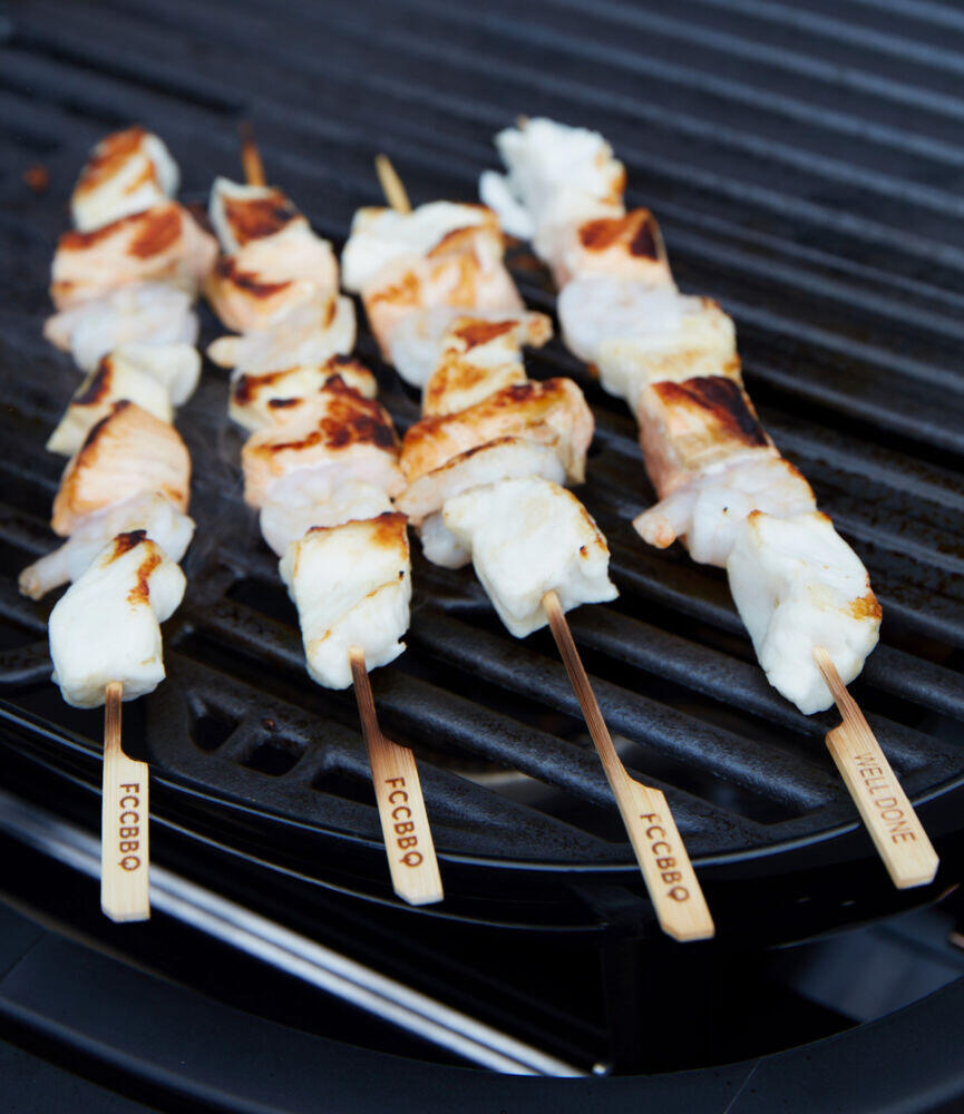 Produkt miniatyrebild FCC BBQ bambus grillspyd