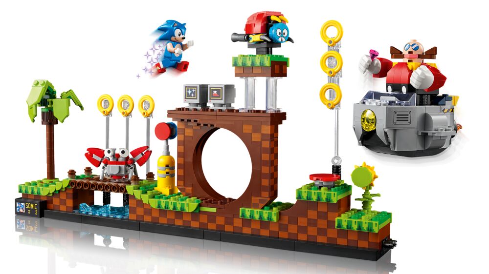 Produkt miniatyrebild LEGO® Ideas 21331 Sonic the Hedgehog™ – Green Hill Zone