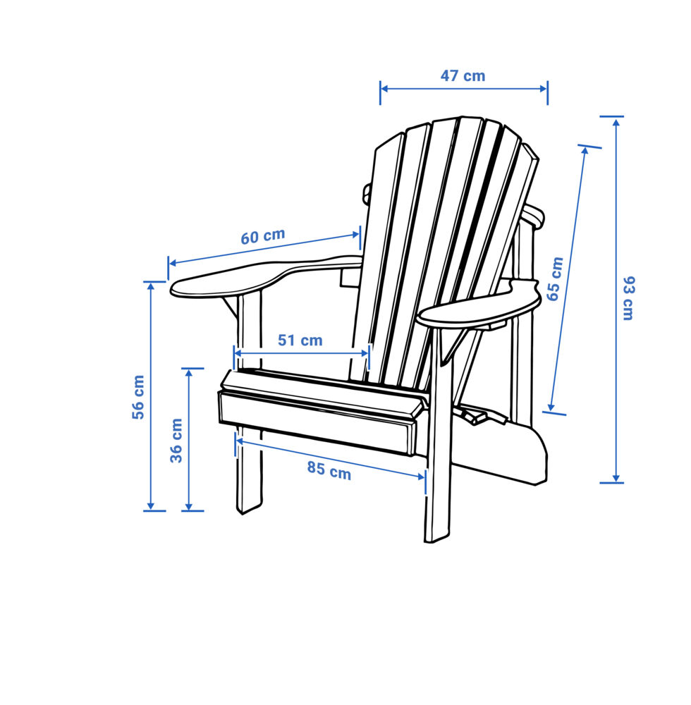 Produkt miniatyrebild Canadian Outdoor Muskoka stol