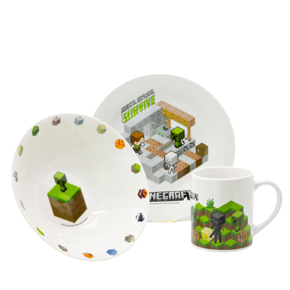 Produkt miniatyrebild Minecraft™ frokostsett
