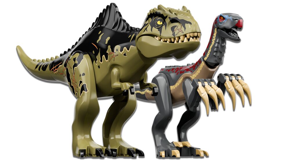Produkt miniatyrebild LEGO® Jurassic World™ 76949 Giganotosaurus og Therizinosaurus angriper