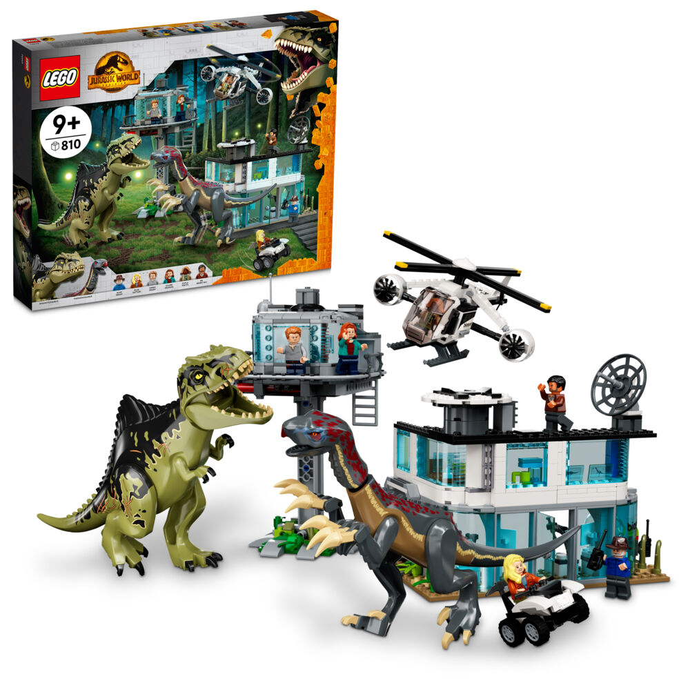 LEGO® Jurassic World™ 76949 Giganotosaurus og Therizinosaurus angriper