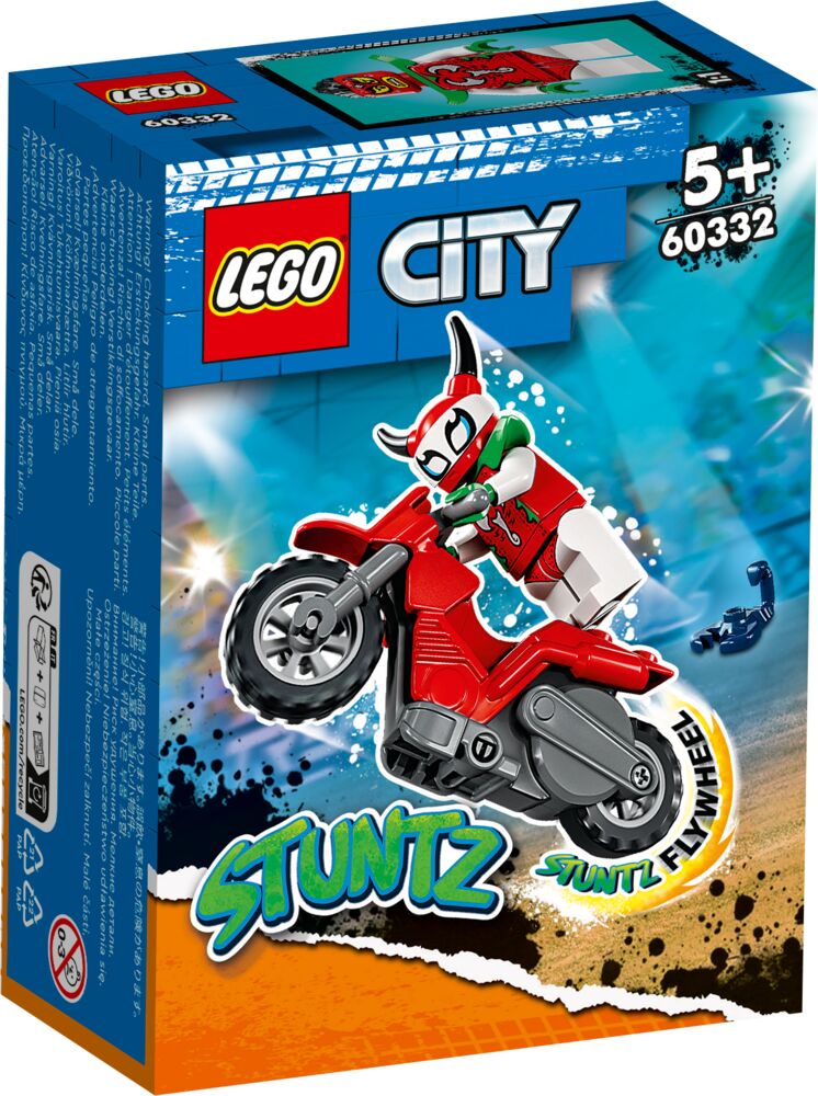 Produkt miniatyrebild LEGO® City Stunt 60332 Heftig stuntsykkel med skorpion