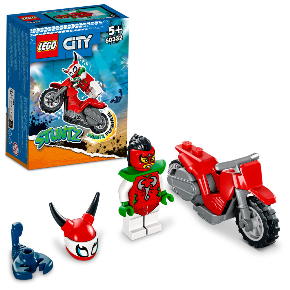 LEGO® City Stunt 60332 Heftig stuntsykkel med skorpion