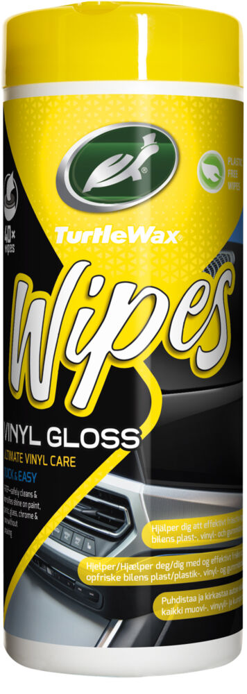 Turtle Wax wipes vinyl gloss