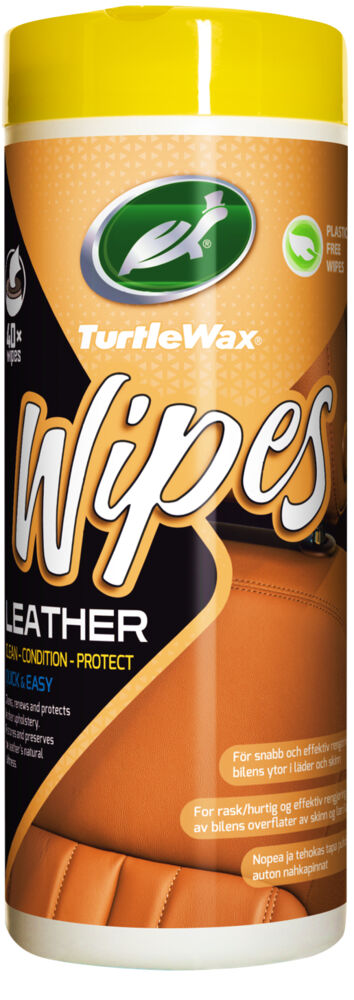 Produkt miniatyrebild Turtle Wax leather wipes