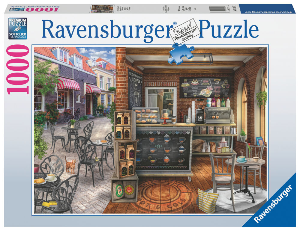 Ravensburger Puzzle Quaint Cafe puslespill