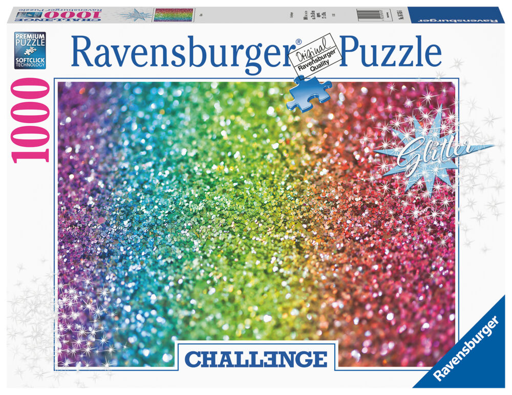 Produkt miniatyrebild Ravensburger Puzzle Challenge Glitter puslespill