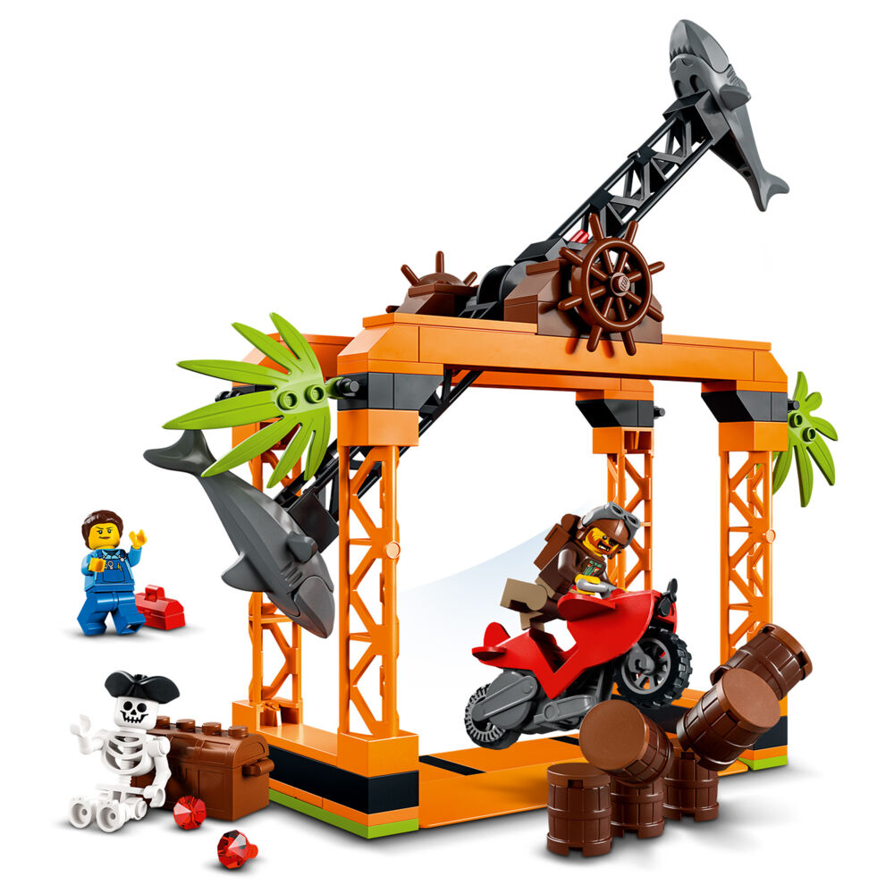 Produkt miniatyrebild LEGO® City Stunt 60342 Haiangrep-stuntutfordring
