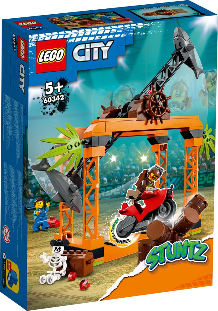 Produkt miniatyrebild LEGO® City Stunt 60342 Haiangrep-stuntutfordring
