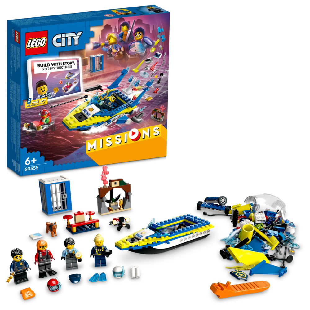 Produkt miniatyrebild LEGO® City Missions 60355 Sjøpolitiet på oppdrag