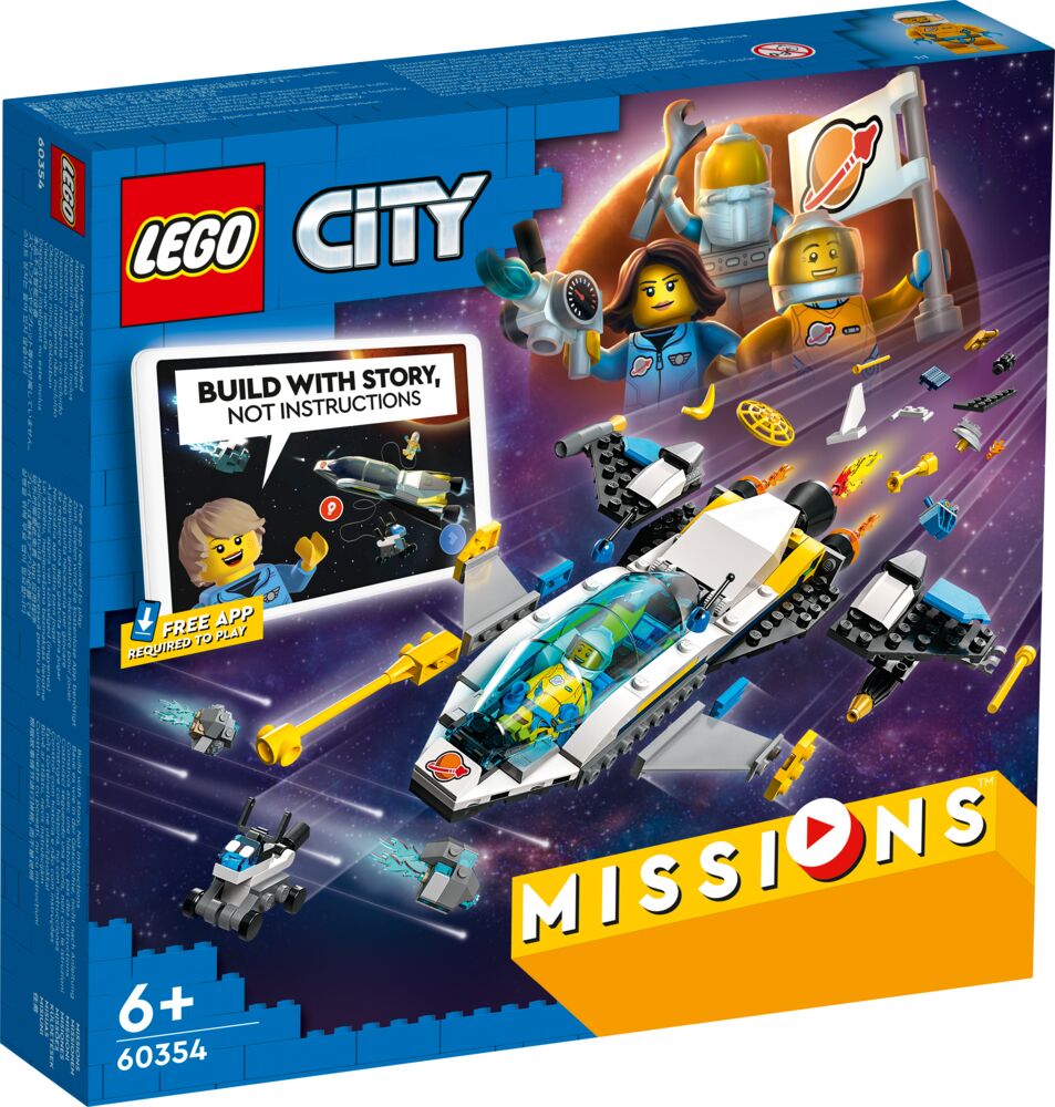 Produkt miniatyrebild LEGO® City Missions 60354 Mars-oppdrag med romskip