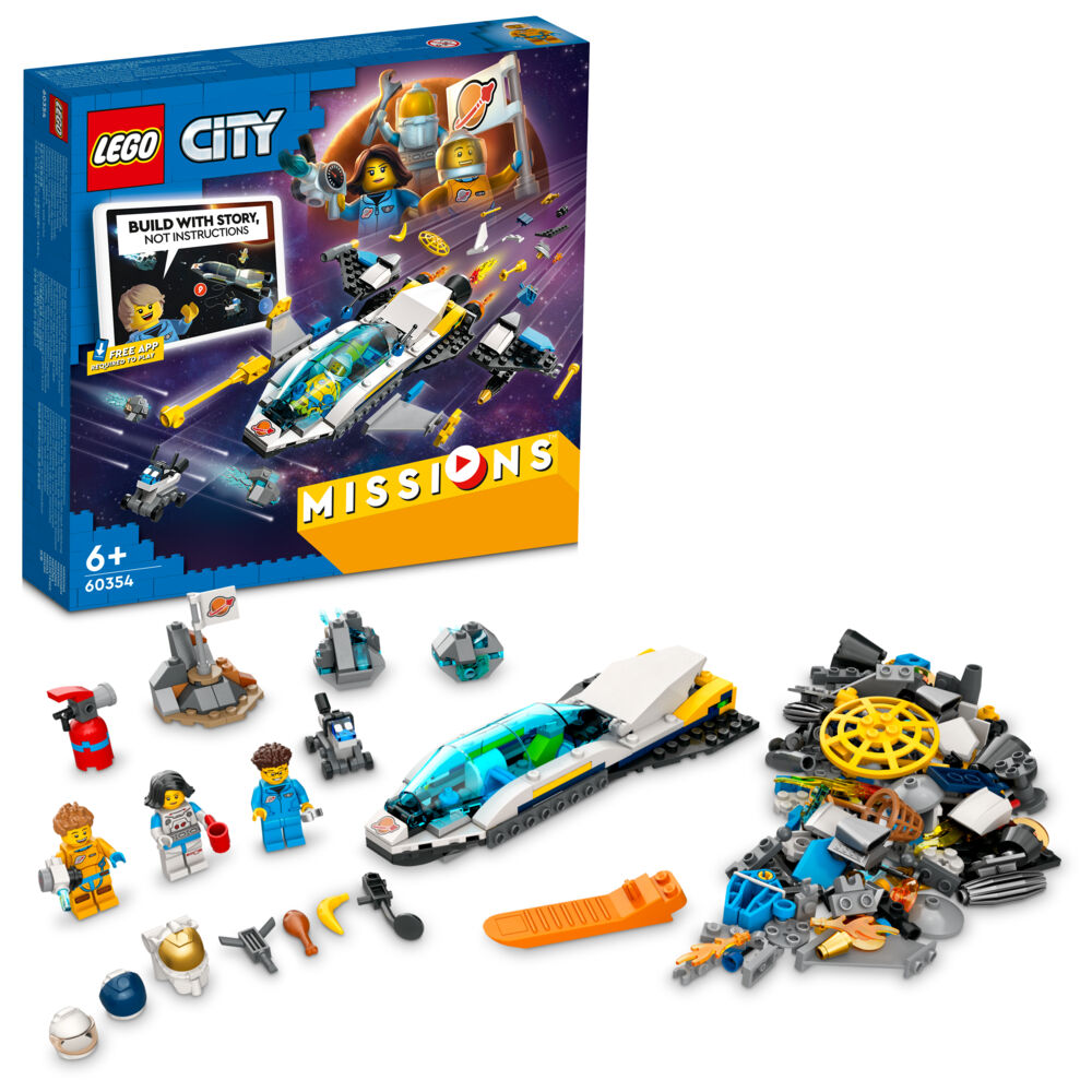 LEGO® City Missions 60354 Mars-oppdrag med romskip