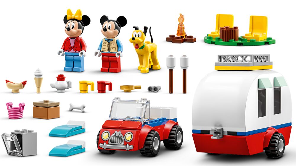 Produkt miniatyrebild LEGO® Mickey & Friends 10777 Mikke Mus og Minni Mus på campingtur