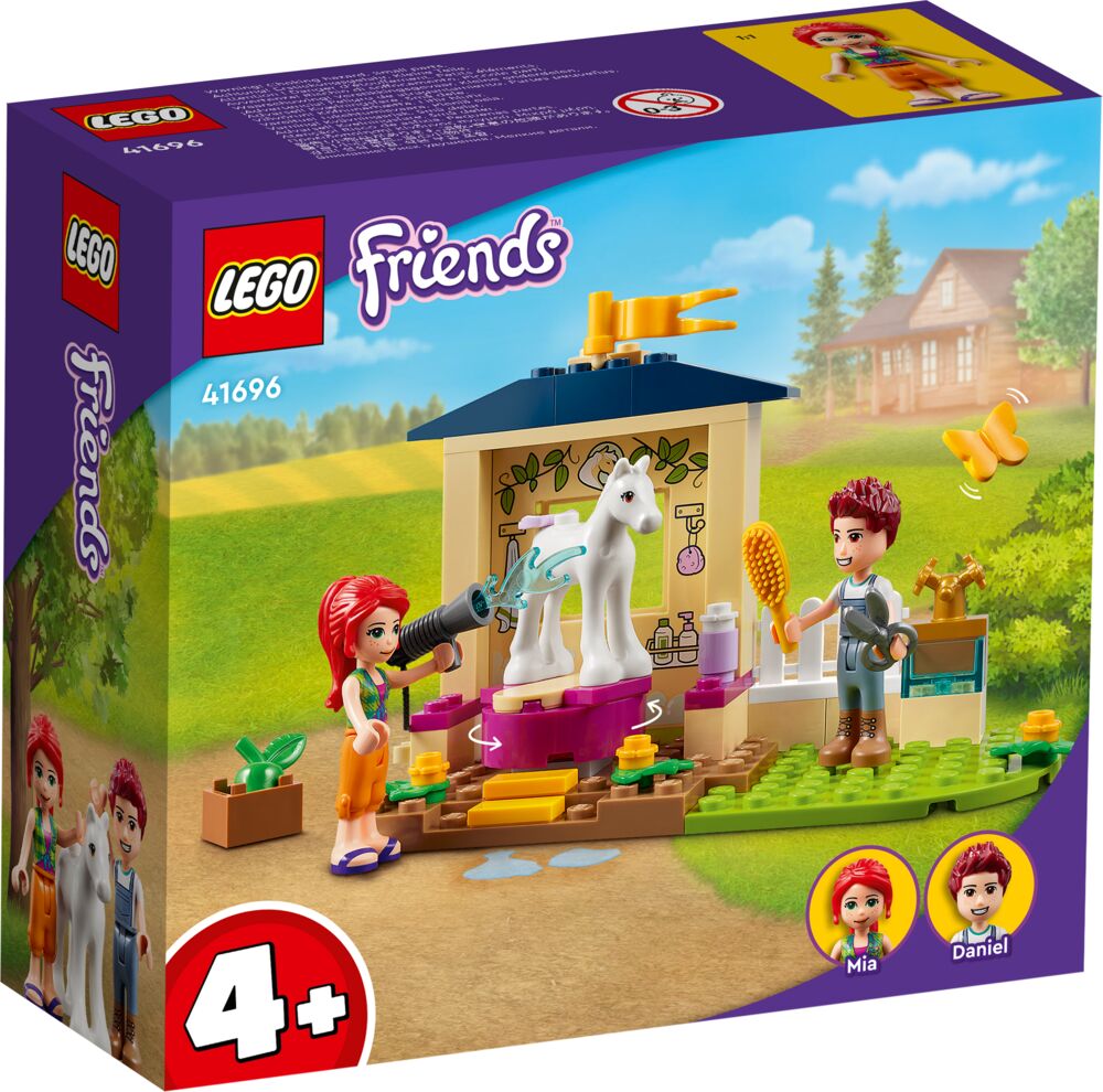 Produkt miniatyrebild LEGO® Friends 41696 Stall med ponnivask