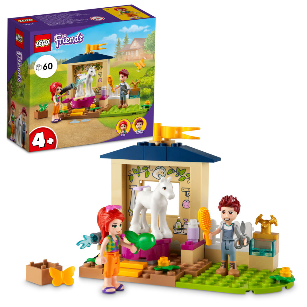 Produkt miniatyrebild LEGO® Friends 41696 Stall med ponnivask
