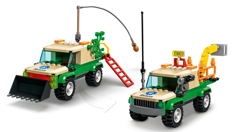 Produkt miniatyrebild LEGO® City Missions 60353 Redning av ville dyr i naturen