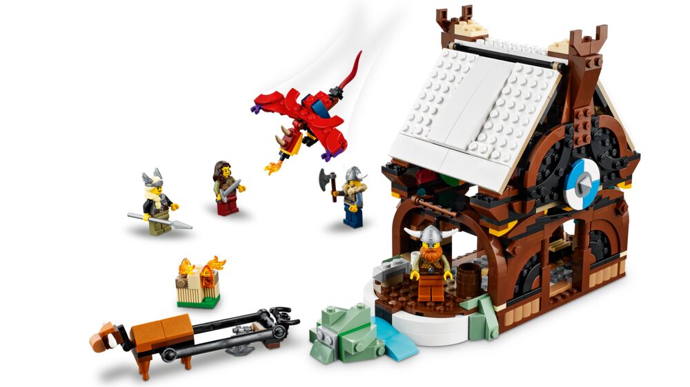 Produkt miniatyrebild LEGO® Creator 31132 Vikingskip og midgardsormen