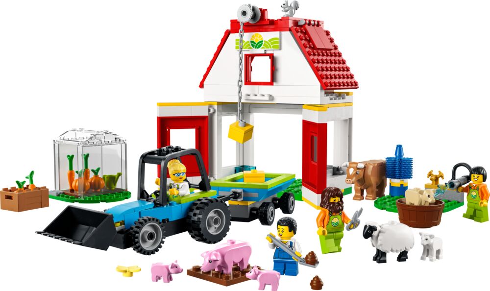 Produkt miniatyrebild LEGO® City Farm 60346 Låve og gårdsdyr