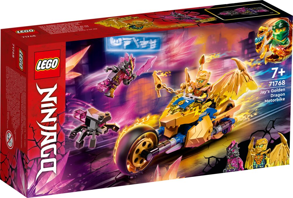 Produkt miniatyrebild LEGO® NINJAGO® 71768 Jays gulldrage-motorsykkel