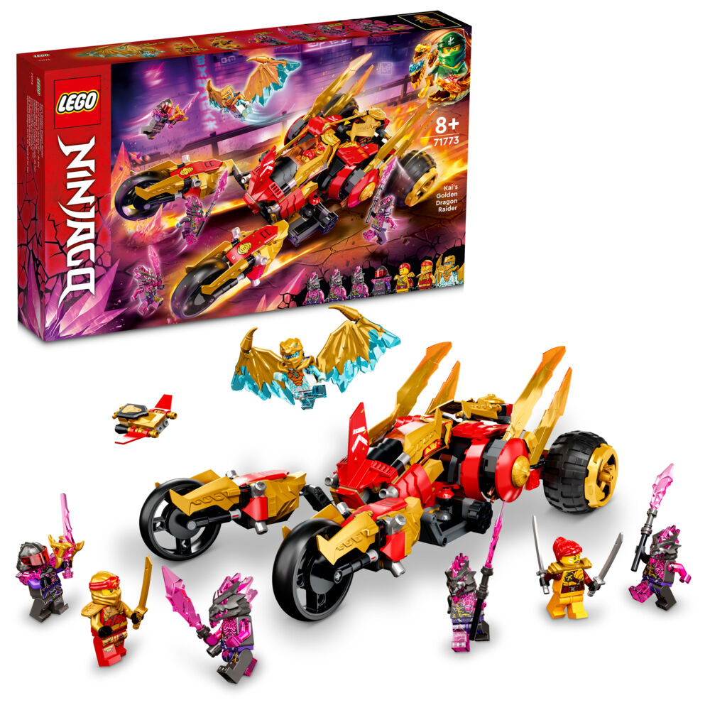 Produkt miniatyrebild LEGO® NINJAGO® 71773 Kais gulldrage-kjøretøy