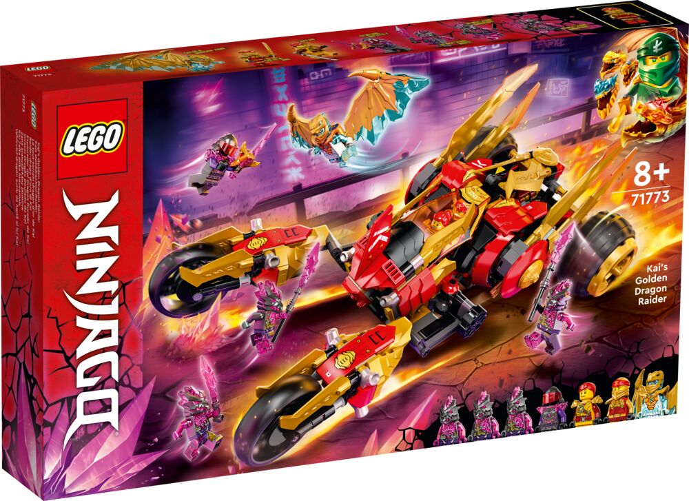 Produkt miniatyrebild LEGO® NINJAGO® 71773 Kais gulldrage-kjøretøy
