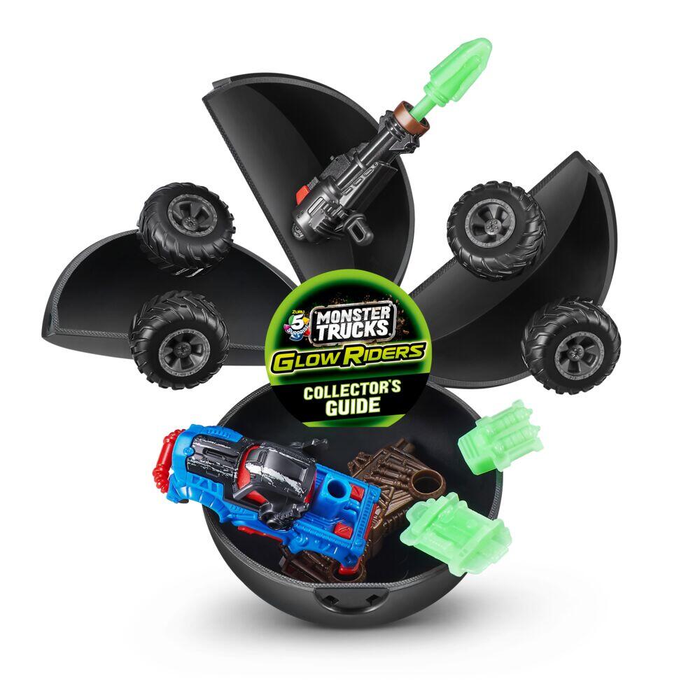 Produkt miniatyrebild 5 Surprise Monster Trucks Glow Riders S2