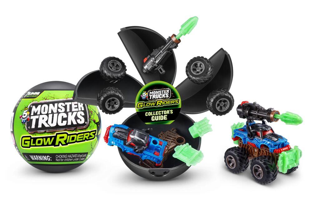 Produkt miniatyrebild 5 Surprise Monster Trucks Glow Riders S2
