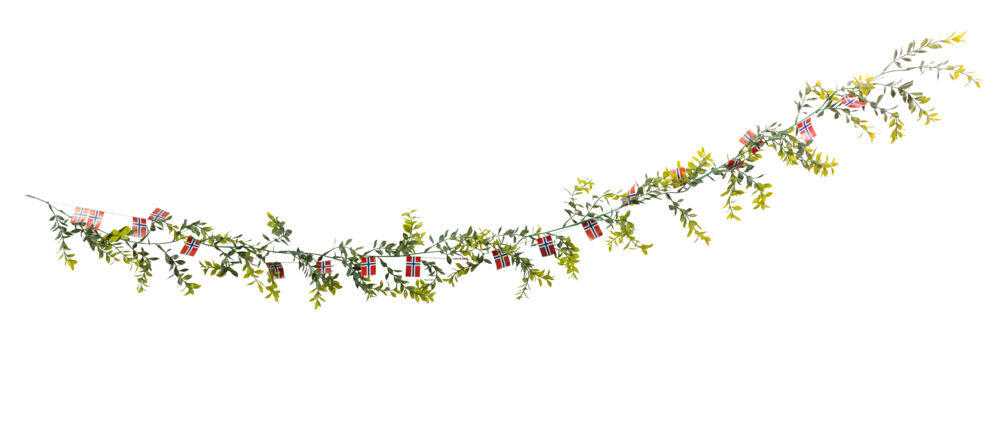 Produkt miniatyrebild 17. mai girlander 1,5 m