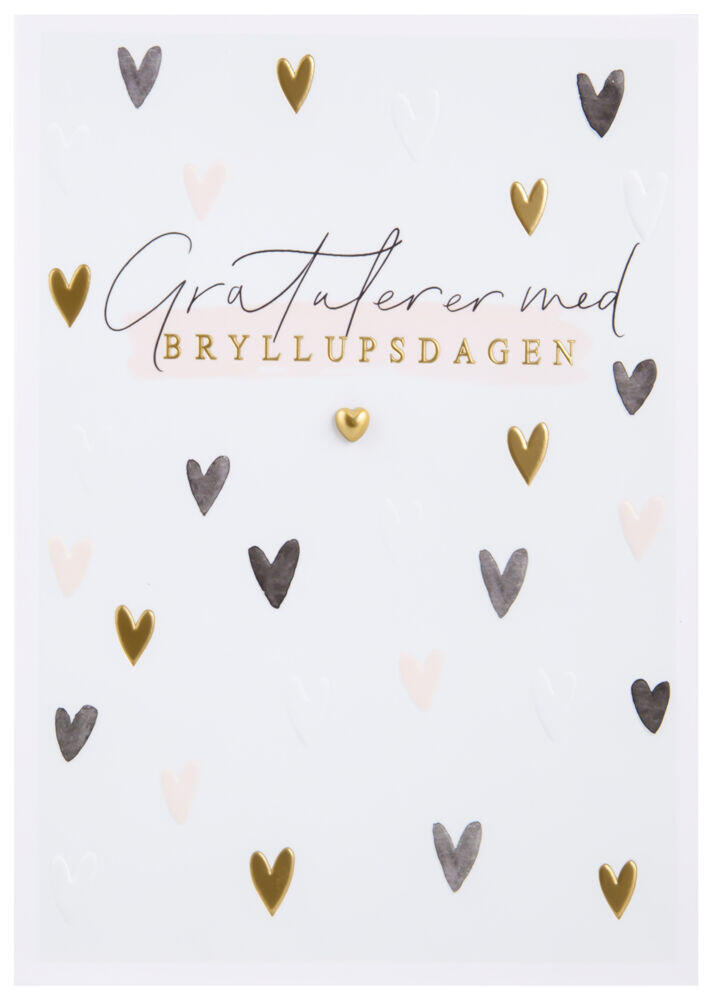 Produkt miniatyrebild Kort Gratulerer med bryllupsdagen