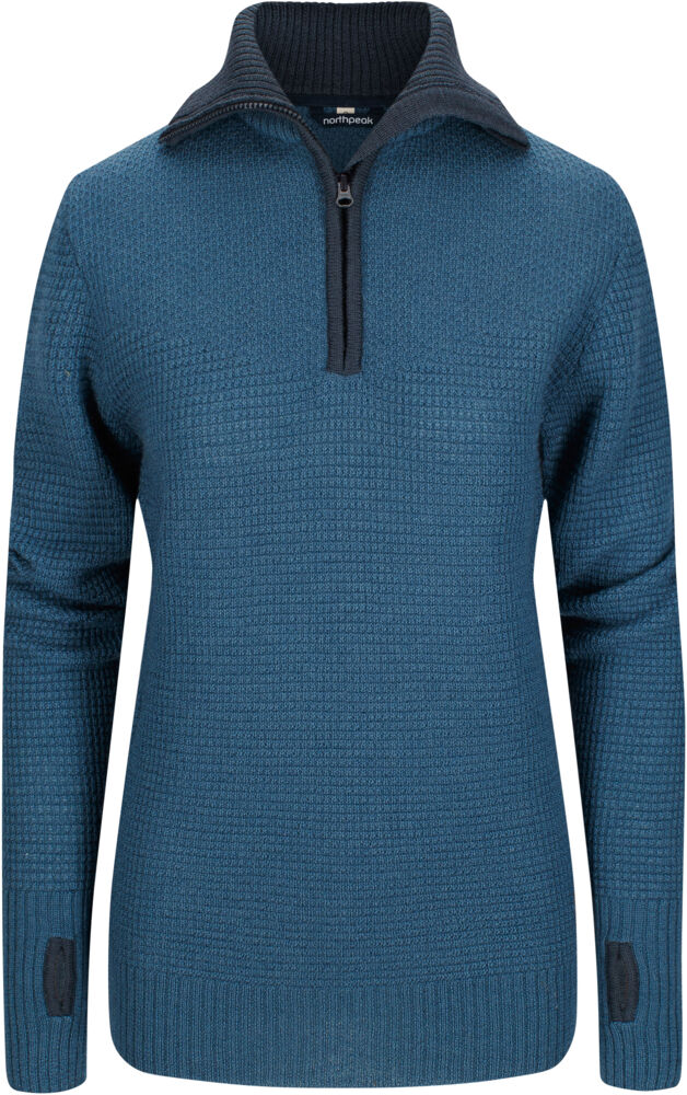 Produkt miniatyrebild Northpeak Ustaoset 1/2 zip ullgenser unisex