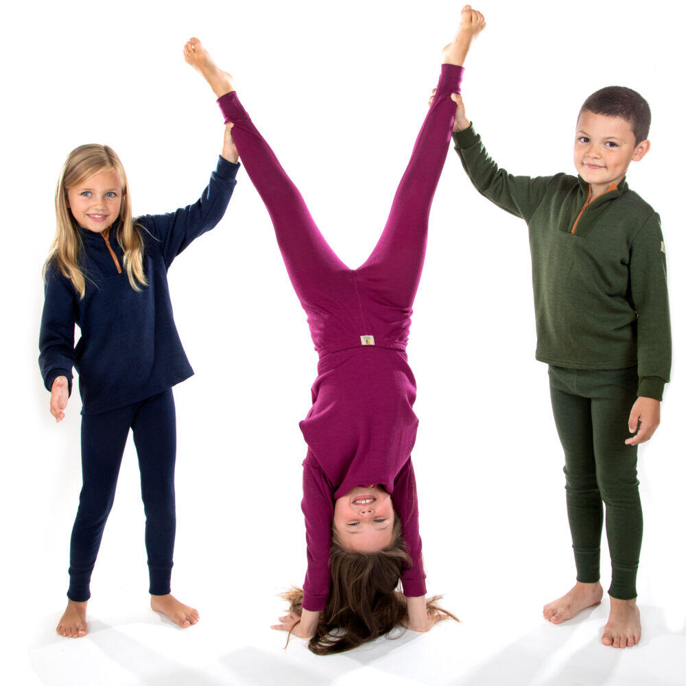 Produkt miniatyrebild Janus Go 1/2 zip ulltrøye barn