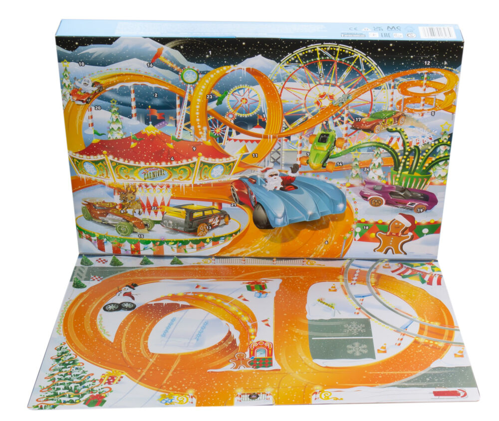 Produkt miniatyrebild Hot Wheels® julekalender 2022