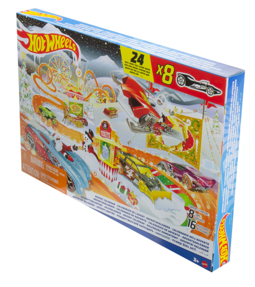 Produkt miniatyrebild Hot Wheels® julekalender 2022