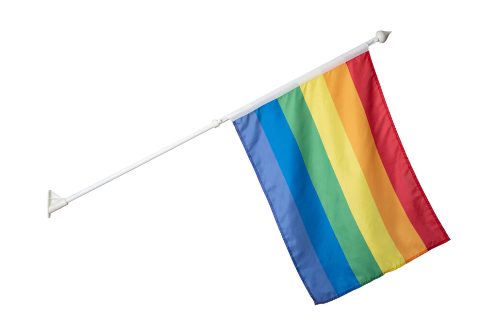 Produkt miniatyrebild Balkongflagg Pride
